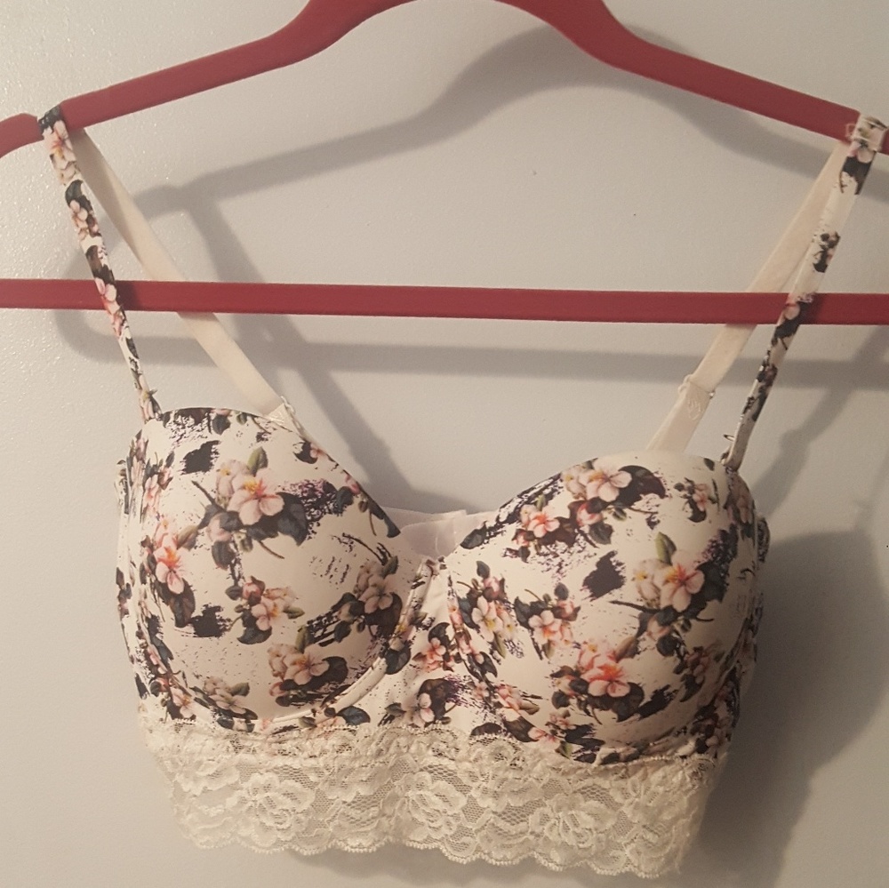 😄👌❣5 for $25 printed flower push up lace bra